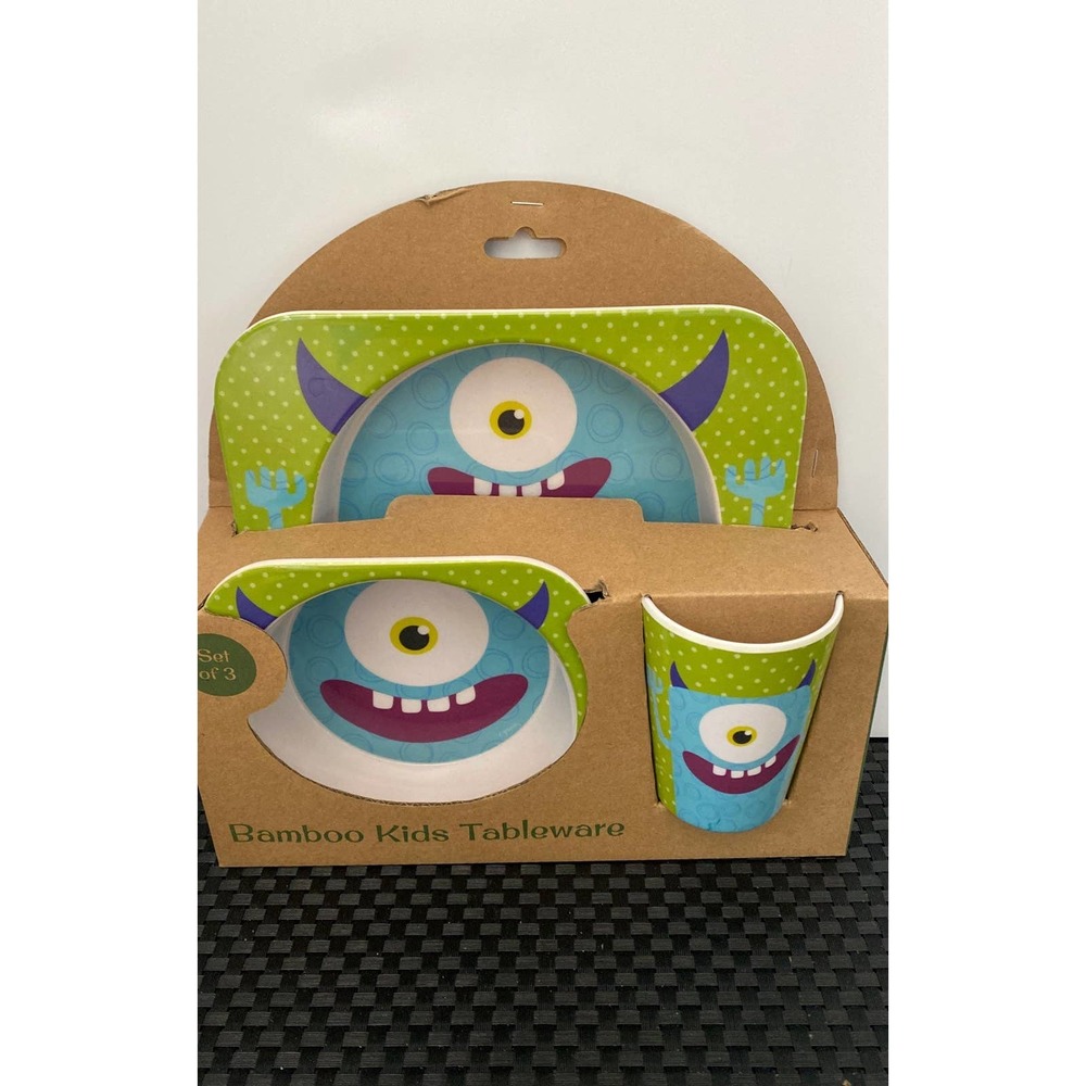 Bamboo Kids 3 piece Tableware